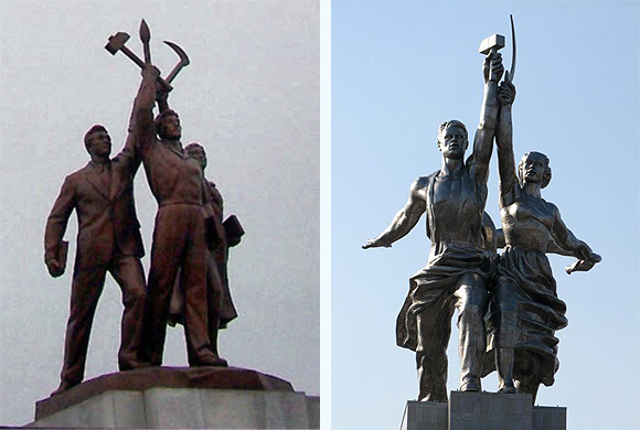 Dotted Moscow–Pyongyang Axis