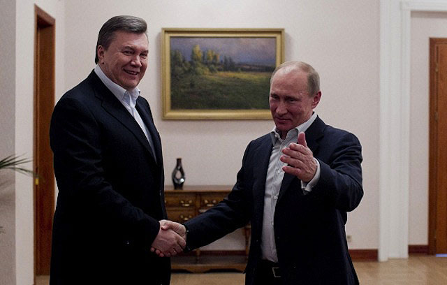 Viktor Yanukovych And Putin