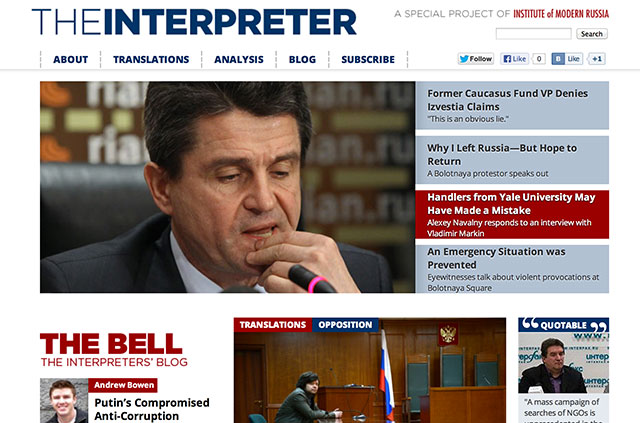The Interpreter: A New Online Publication from IMR