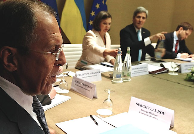 Ukraine Talks Off to a Modest Start in Geneva